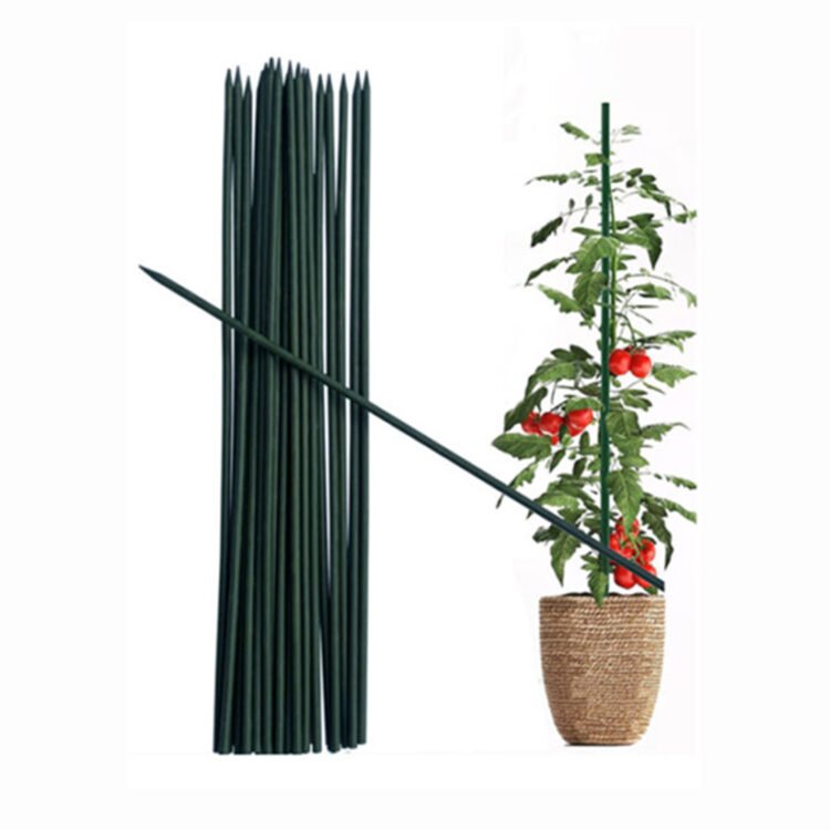 23inch green dye bamboo stakes for plants